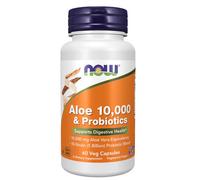 Aloe 10.000 E Probiotici 60 Capsule Vegetali Di Now Foods