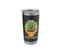 Aloe Là Piante Succulente Piante Da Giardinaggio Signora Succulente Bicchiere termico in acciaio inox doppia parete
