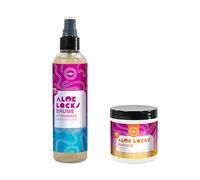 Aloé Locks | Duo Bruma Idratante Cuoio Capelluto 250 ml + Maschera Idratante 250 ml | Lenisce il Prurito e Stimola la Crescita | Locks e Acconciature Protettive