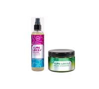 Aloe Locks | Nebbia idratante 250 ml + Gelatina di canapa fissante protettiva 300 ml | Lenisce il prurito del cuoio capelluto | Modellare e stilizzare i locchi, trecce e riccioli | Made in France