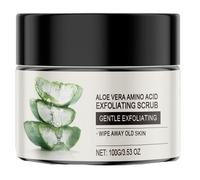 Aloe Vera & Amino Acid Face Scrub Exfoliator, gel esfoliante delicato alla vitamina C, esfoliante profondo per viso e corpo, levigante la pelle, minimizzatore dei pori (1 pezzo)
