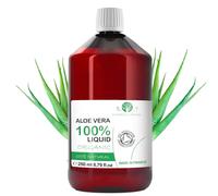 Aloe Vera Liquido Organico 100% Naturale: Cosmetica Fai Da Te, Dopo Depilazione, Dopobarba, Doposole, Tonico Detergente Viso, Idratante per Pelle Secca e Danneggiata - 250 ml
