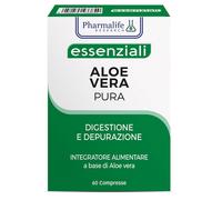 PHARMALIFE Essenziali Aloe Vera Pura 60Compresse-Integratore depurativo