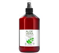 Aloe Vera Puro Spray Liquido Naturale. Idratante (Vitamina E), Antismagliature, Antietà, Doposole, Dopobarba, Pulizia Viso Pelle Grassa, Riparazione Pelle Secca, Cosmetici - 500 ml