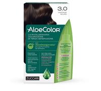 Zuccari AloeColor - Tintura per Capelli Colore 3.0 Castano Scuro, 1 Kit