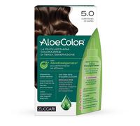 Zuccari AloeColor - Tintura per Capelli Colore 5.0 Castano Chiaro, 1 Kit
