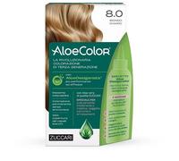 Zuccari AloeColor - Tintura per Capelli Colore 8.0 Biondo Chiaro, 1 Kit