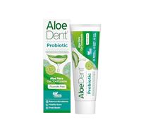 AloeDent Probiotic, senza fluoro, equilibrio del microbioma orale, probiotico naturale con aloe vera, alito fresco, senza alcol, senza SLS, vegan, 75 ml