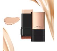 ALOEU 2 in 1- Luxury Anti-Wrinkle Foundation Stick, Korean Foundation Stick with Brush, Korea Flawless Eraser Foundation Stick, Korean Foundation Stick, Foundation Stick Korean(02,1)