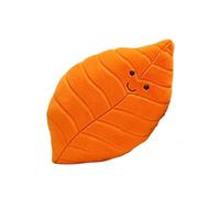 ALOEU Cuscino in peluche a forma di foglia kawaii, con foglie d’acero e ginkgo, morbido e imbottito per decorare la casa e il divano