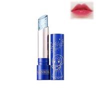 ALOEU Korean Blue Jelly Lip Balm, Color Changing Lip Gloss Mini, Warm Change Moisturizing Lip Balm, Nourishing Lip Care Oil for (01#)