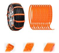 ALOEU Reusable Anti Snow Chains, Portable Snow Tire Chain for Pickup Trucks & SUV, 10/20/30/40PCS Reusable Snow Tire Chains, Automobile Anti-Skid Chains for Most Car, Sedan, Suvs, Truck(20)
