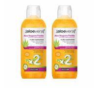 ALOEVERA2 STAGIONE FREDDA Succo Puro d'Aloe Con Mix Vitamine ZUCCARI 2X 1000 ML