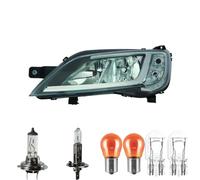 Alogena Fanale Sinistro H7 H1 PY21W W21/5W Cromo per Fiat Ducato Incl. Lampade