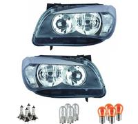 Alogena Faro Fanale Set H7/H7 per BMW X1 Compreso Lampade