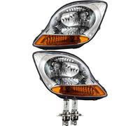 Alogena Faro Fanali Anteriori Set H4 per Daewoo Matiz Incl. Lampade Luce