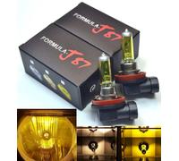 Alogena H8 35W 3000K Giallo Due Lampadine Testa Luce Basso Fascio Ricambio Moto