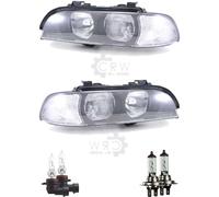 Alogeno Fanale Set per BMW 5er E39 Bj 11 / 95-08/00 H7/HB3 con Motore 1343312