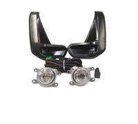 Alogeno-Faro Auto CONDOTTO Luce Nebbia Per Toyota Per Hilux Per Revo Paraurti Anteriore Copertura Lampada Nebbia Griglia Cornici Coperture Cavo Lunetta Fendinebbia Fari Anteriori(Yellow fog set)