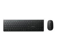 ALOGIC ASKBT3WC tastiera Mouse incluso Casa/ufficio RF senza fili + Bluetooth Nero