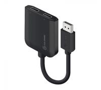 ALOGIC DP2DP-ADP cavo e adattatore video DisplayPort 2 x DisplayPort Nero (DisplayPort to Dual DisplayPort 1.2 Adapter - 4K - 3