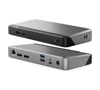 ALOGIC DUPRMX2-100 replicatore di porte e docking station per laptop Cablato USB 3.2 Gen 1 (3.1 Gen 1) Type-C Grigio, Nero - Nouvo