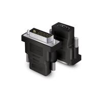 ALOGIC DVI-HDMI-MF scheda di interfaccia e adattatore (DVI-D [M] TO HDMI [F] ADAPTER - - MALE TO FEMALE) NEW