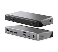 ALOGIC DUPRDX2-100 replicatore di porte e docking station per laptop Cablato USB 3.2 Gen 1 (3.1 1) Type-C Nero, Grigio [DUPRDX2-100]