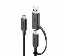 ALOGIC ELCCA3212-BK cavo USB USB 3.2 Gen 2 [3.1 Gen 2] 1,2 m USB C Nero (ALOGIC ELEMENTS SERIES USB-C TO - USB-A ADAPTER 1.2M M NEW