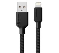 ALOGIC ELPA8P02-BK cavo per cellulare Nero 2 m USB A Lightning (ALOGIC ELEMENTS PRO USB-A - LIGHTNING 2M CABLE BLACK) NEW