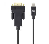 ALOGIC ELUCVG-02RBLK ADAPTADOR DE CABLE DE VÍDEO 2 M USB TIPO C VGA (D-SUB) NEGR