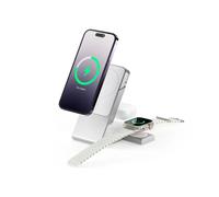 ALOGIC Matrix+ 3-in-1 Caricatore Magnetico, Power Bank, AW Puk White