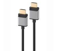 ALOGIC SSULHD01-SGR cavo HDMI 1 m HDMI tipo A [Standard] Nero (SLIM SUPER ULTRA HDMI TO HDMI - CABLE MALE TO MALE 1M 8K 60HZ) NEW