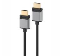 ALOGIC SSULHD01-SGR cavo HDMI 1 m HDMI tipo A [Standard] Nero (SLIM SUPER ULTRA HDMI TO HDMI - CABLE MALE TO MALE 1M 8K 60HZ)