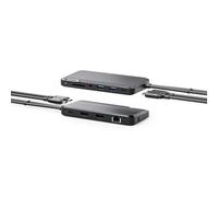 ALOGIC U2CXH-DGR replicatore di porte e docking station per laptop Cablato USB 3