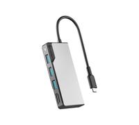 Fusion Core Usb-C 5 In 1 Hdmi Usb Hub Space Grey NUOVO