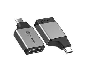 ALOGIC ULCDPMN-SGR adattatore grafico USB 3840 x 2160 Pixel Grigio (ALOGICULTRA MINI USB-C [MALE] - TO DISPLAYPORT [FEMALE] ADA NEW