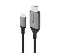 ALOGIC ULCHD02-SGR cavo video e adattatore 2 m HDMI Type A (Standard) USB Type-C Nero, Grigio - Nouvo