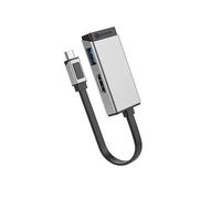 ALOGIC ULCHDA-SGR cavo e adattatore video 0,135 m USB tipo-C HDMI + USB Nero, Argento NEW
