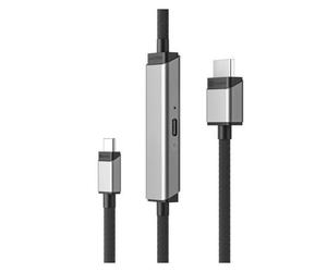 ALOGIC ULCHDPD02-SGR cavo e adattatore video 2 m USB tipo-C HDMI Nero, Grigio (A