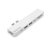 Hub ALOGIC USB-C 7-in-1, HDMI 4K, ricarica laptop PD da 100 W, 2 porte dati USB-A 3.1 (compatibile con Thunderbolt 3), Nano Gen 2 Dock, lettore di schede Micro/SD, compatibile per MacBook Pro/Air