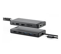 ALOGIC USB-C 12-in-1 Mini Dock, FHD @60Hz Dual Display, 2x HDMI, 1x VGA, 100W PD
