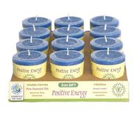 ALOHA BAY - Chakra Votive Candles Positive Energy - 12 x 2 oz. Candles