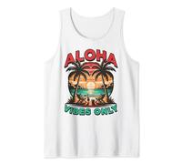 Aloha Beach Vibes Only Hawaiian Tropical Hawaii Palma Canotta