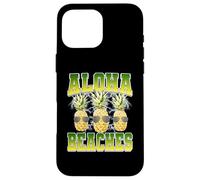 Aloha Beaches - Occhiali da sole Hawaii Hawaii Ananas anni '90 Custodia per iPhone 16 Pro Max