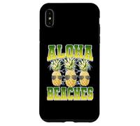 Aloha Beaches - Occhiali da sole Hawaii Hawaii Ananas anni '90 Custodia per iPhone XS Max