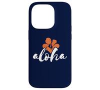 Aloha Hawaii Con Fiore Di Ibisco Hawaiano Custodia per iPhone 14 Pro