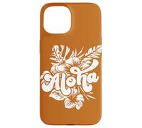 Aloha Hawaii con fiori di ibisco hawaiano Custodia per iPhone 15