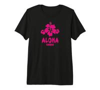 Aloha Hawaii Hibiscus Maglietta Premium
