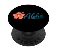 Aloha Hawaii Ibisco Fiore Hawaii Paradiso tropicale PopSockets PopGrip Adesivo